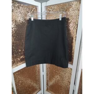 Everlane Black Mini Skirt Size 2 Side Zip